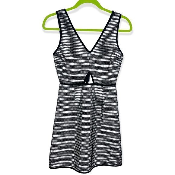 Revolve Elliat Black and White Mini Dress - Picture 1 of 9